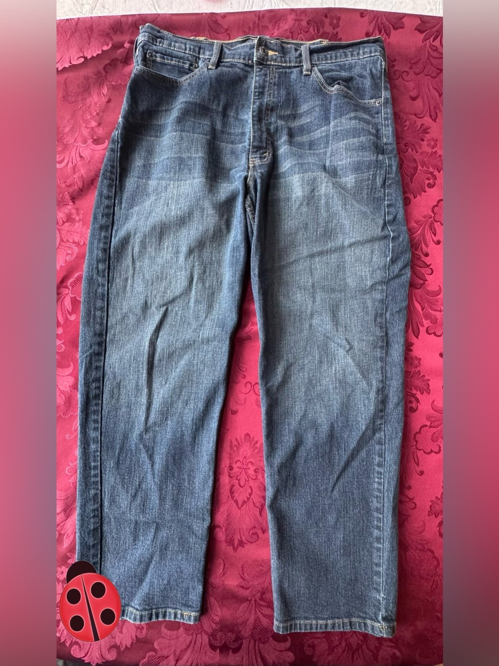 Classic Men's Blue Denim Jeans -38x30